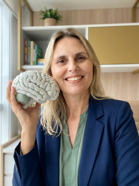 Neviane Neuberger de Lima, neuropsicopedagoga clínica da NeuroVias em Joinville