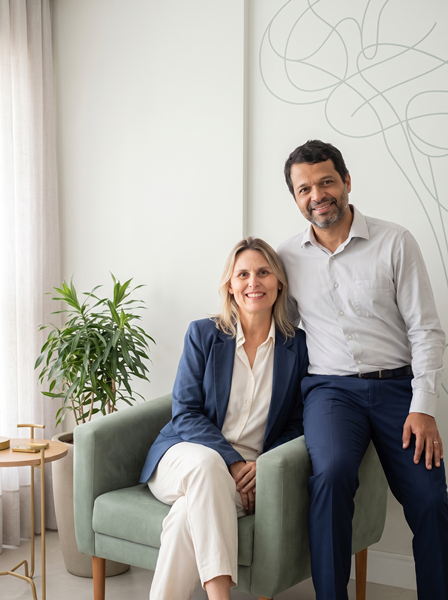 Terapeutas da NeuroVias para terapia de casal em Joinville